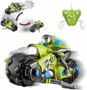 SkyRider LED Lights for RC Helicopters High Speed Remote Control Drone with 360° Spinning Action for Kids and Adults