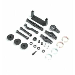 Losi LOS231066 V100 Steering Bellcrank Servo Saver and Mounts Replacement Parts for Electric Cars and Trucks