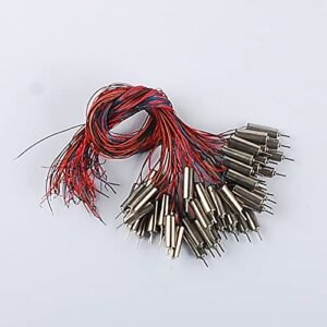 NW 50pcs Coreless Motor 4x12mm DC 3.7V 69000RPM High Speed for Project Ghoul RC Codes DIY Science