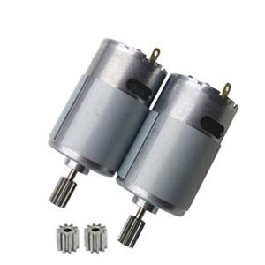 2 Pack Universal RS550 12V 40000RPM Electric Motors for Kids Ride On RC Cars Replacement Parts