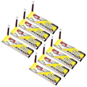 GAONENG 8PCS GNB 1S 3.8v HV 530mAh LiPo Battery 90C PowerWhoop ph2.0 Connector for Mobula7 Snapper GEPRC Cinewhoop Yinywhoop Tiny7 NewBeeDrone Cockroach Racing FPV Brushless Drones