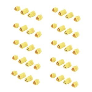 BDHI 10pairs MT60 3.5mm 3-Wire 3-Pole Bullet Connector Plug Set for RC ESC to Motor for RC Quad Car Battery Charger(B196-10)
