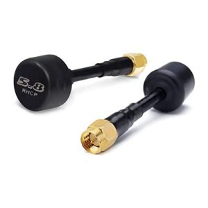 CORONIR Mini FPV Antenna SMA Male 5.8G 3dBi RHCP Compatible with Goolsky FQ17W Mini RC Quadcopter Drone 2 Pack
