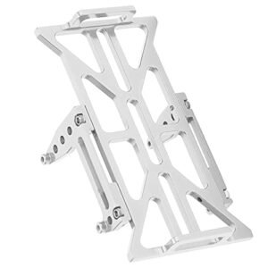 Axial SCX24 90081 C10 1/24 RC Car Aluminum Alloy Battery Mounting Plate Tray Silver Model Car Accessories