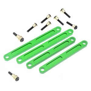 CODA RACING RC Alloy Front Rear Camber Link Set for Traxxas 1 10 Rustler Stampede Slash 4X4 4WD Replaces Part 3641 Traxxas Rustler RC Parts