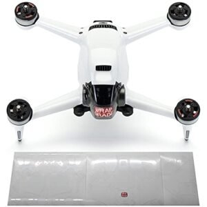 WRAPGRADE RC Fuel Can with Pump Compatible Skin for DJI FPV Full wrap Racing White