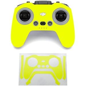 DJI FPV RC Remote Controller 3 WRAPGRADE Skin Neon Yellow RC Body Armor Dragon Skin