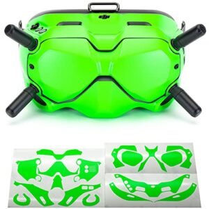 WRAPGRADE DJI FPV Goggles V2 Skin NEON Green Protective Film