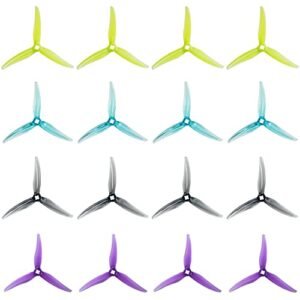 Gemfan Hurricane 4525 3 Blade Propeller for Punching Holes in RC Tires 5mm 3 Holes 4.5inch Toothpick FPV Racing Freestyle Drone 16pcs 8CW 8CCW