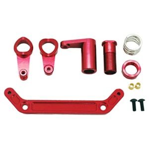Almencla RC Fire Truck Kits Steering Servo Saver Parts Set for 1 10 Scale Models