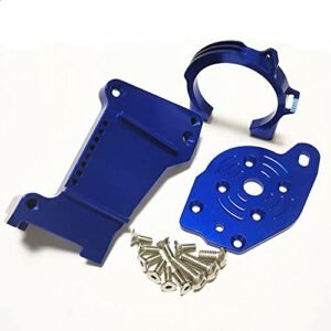 Traxxas 1/10 MAXX 8960 Aluminum Motor Mounts Blue Compatible with RC V12 Motor