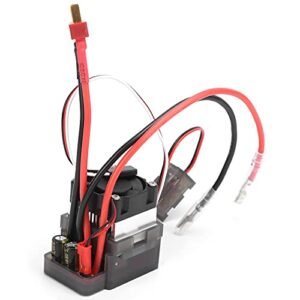 VGEBY RC Pirate Ship 320A Two Way Brushed ESC High Voltage Version with Brake Cooling Fan for 1 8 Scale Vehicle and Ship Models 3S 6S Brushed ESC