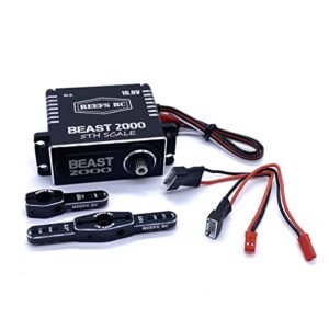 REEFS RC 1 5th Servo Beast 2000 with Aluminum Horns SEHREEFS103 Excel 2000 RC Plane Servos