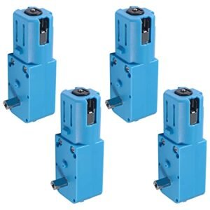 4Pcs Metal Gear Motor TT DC 3V 6V Gear Motor Ratio 1 90 All Metal Speed Reducer Gear Box Motor for Gas RC Car vs Electric RC Car Robot Smart Car DIY RC Toys