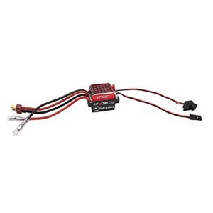 Vgoohobby 60A ESC Electric RC Trophy Truck Speed Controller 6V 2A Brushed ESC for Traxxas TRX4 TRX6 D90 HSP Tamiya Redcat Axial SCX10 HPI 1 10 RC Truck Car Crawler with T Plug