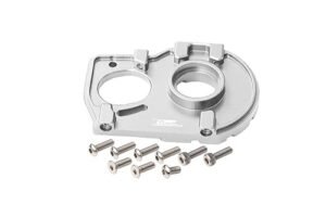 RC Pro Courtier En Assurance Aluminum Motor Mount Plate Upgrade Set for Losi 1/10 Lasernut U4 Tenacity DB Pro Silver