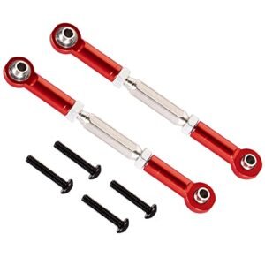 WEISHUJI Aluminum Turnbuckles and Camber Links with Rod Ends Adjustable Steering Linkage for RC Scania Truck and Trailer 1/10 Scale Models