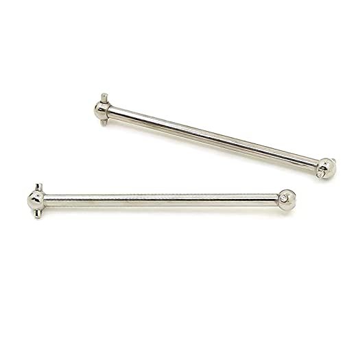 XHSESA 2PCS Metal Dog Bone Drive Shaft Upgrade Part for 1/10 WLtoys 104001 RC Car Including Free RC Trainer Plane Plans
