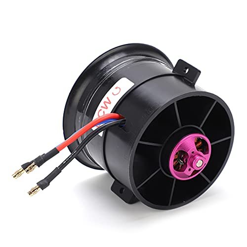 VGEBY RC Hovercraft Skirt Material 70mm EDF 12 Leaves Duct 6S 2100KV ESC Speed Controller Set for Enhanced Performance