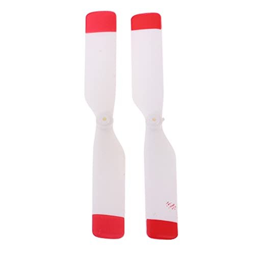XK K123 AS350 RC Helicopter Replacement Tail Rotor Blade Pair Plastic 5.6 Size