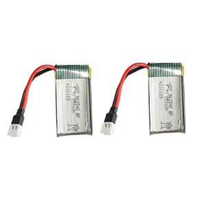 OCTelect 6PCS 2PCS with Charger Syma X5C X5C1 X5A X5 X5SC X5SW H5C V931 3.7V 850mAh Li po Batteries Drone UAV Lipo Battery