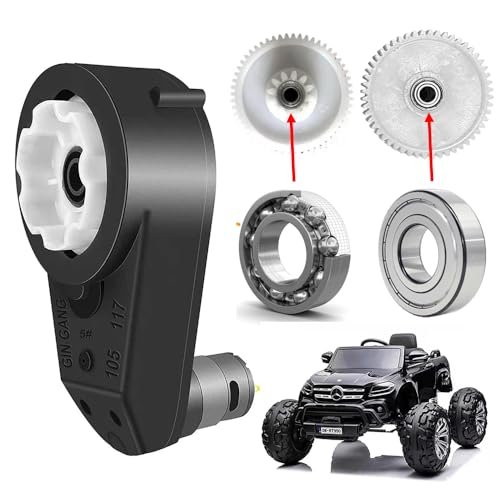 Speed Pioneer RC Car Parts 12V 550 40000RPM High Speed Steel Gears Motor Gearbox for Power Wheels Upgrade