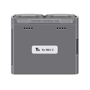 Anbee Mini 2 SE Drone Battery Charger Portable Multifunction USB Charger 2 Way Fast Charging Hub for DJI Mini 4K Mini 2 SE Mini 2 Mini SE