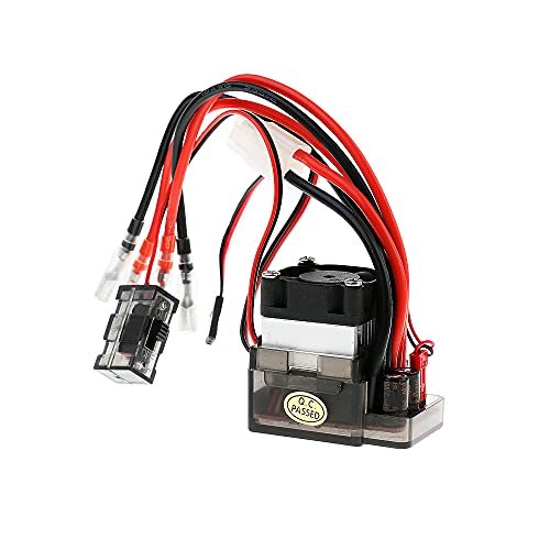 Acxico 1Pcs 9.6 V RC Truck 7.2 V to 16 V 320A High Voltage ESC Brushed Speed Controller Set