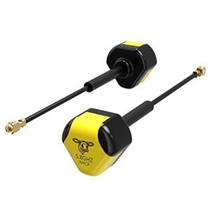 SpeedyBee FPV UFL Antenna 5.8 GHz 2.8dBi 2PCS for RC Drone FPV Quadcopter Multicopter TX RX Perfect for RC FPV Kits