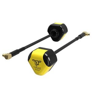 SpeedyBee MMCX FPV Antenna VTX Antenna RHCP 5.8 GHz 2.8dBi for FPV Cameras on RC Planes 2PCS