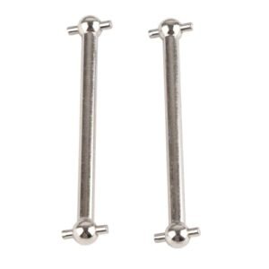 VGEBY 2PCS RC Metal Rear Dogbones Drive Shaft Compatible with Taylor RC Engine for 16889 1/16 RC Car Upgrade M16106 Silver