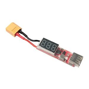 Acxico 1Pcs 2S 6S Lithium Ion RC Battery Packs XT60 Plug to USB 5V Charger Converter Module Adapter