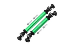 Axial RBX10 Ryft 4WD Rock Bouncer Steel Aluminum Front Rear CVD Drive Shaft 6Pc Set Green