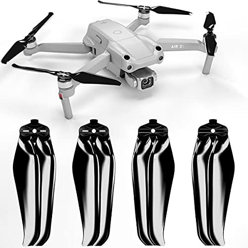 Master Airscrew Stealth RC Boat Propellers for DJI Air 2S Black 4 Pack