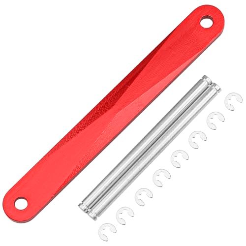 ShareGoo Metal Tie Bar Suspension Hinge Pins 2532 2640 Compatible with Edge Runner RC Car Traxxas 2WD Slash Rustler VXL 1/10 Scale Red