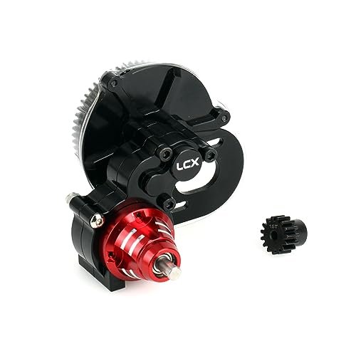 LCX Racing CNC Machined Aluminum Transmission Gearbox Cobra RC Car Parts for Axial Wraith RR10 SMT10 AX10