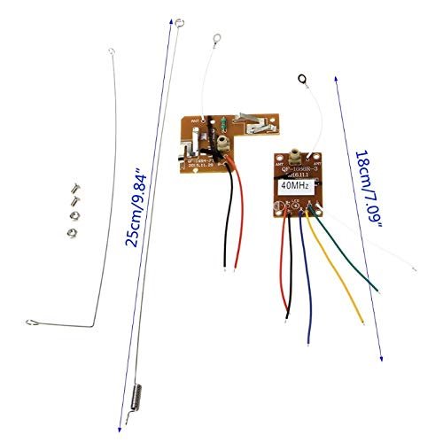 Replacement Part For Golf GTI RC Car 1set 4CH 40MHZ Remote Transmitter Receiver Board With Antenna DIY RC Car Remote Control Parts 2018