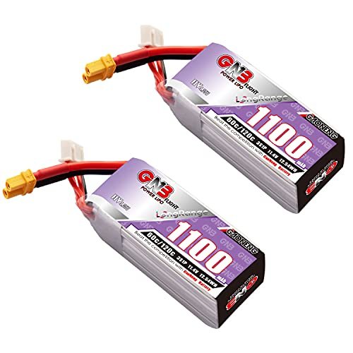 GAONENG GNB 3S 1100mAh 11.4V HV 60C LiPo Battery XT30 Plug for FPV Drones
