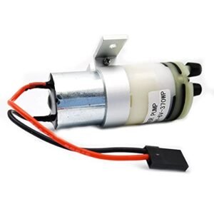 DEVMO RC Water Jet Pump 5V 370 Water Cooling Pump with JR Plug Step Down Module Waterproof Low Noise for RC Boats Motor ESC