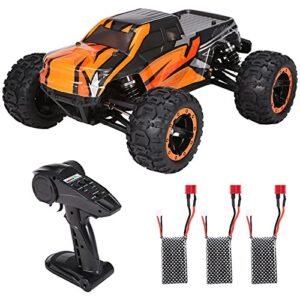 GoolRC 16889A Pro RC Cars 1 16 Scale Remote Control Car Featured in RC Scale Magazine 4WD 45KM H High Speed Brushless Motor RC Truck with 3 Batteries for Kids and Adults