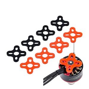 Replacement Part For 4pcs/20pcs Motor Soft Mount Silicone Pad Spacer Damper Anti-vibration Rber For 13/14 Series FPV Racing - (Color: 4 Pcs Black)