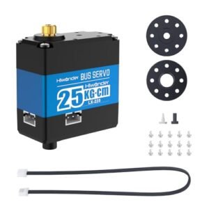 Hiwonder LX 225 High Torque Serial Bus Servo 25KG Torque with Three Connectors Data Feedback Compatible with Marlin 336 RC Serial Number