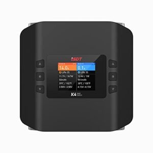 ISDT K4 Lipo Battery Balance Charger Discharger 1 8S AC 400W DC 600Wx2 Smart Charger for RC Willey Account Balance Life Lilon LiPo LiHv Pb NiMH Battery