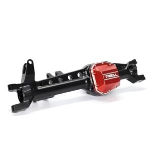 Treal SCX10 III Front Axle Aluminum 7075 Straight Axles CNC Billet Machined for Ford Bronco RC Truck Body 1/10th 4wd RTR Black
