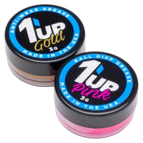 1UP Racing 120504 Pro Ball Differential Grease Combo Gold Pink for RC Hobbies Gold Coast