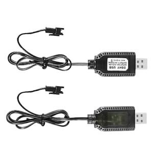 USB Power Charger Cable for Liebherr 946 RC Excavator 7.2V 250mA Output Ni Cd Ni Mh Battery Pack Charging Cable SM 2P Plug