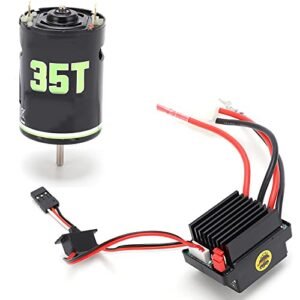 Jarren Duran RC 540 Brushed Motor 320A ESC Combo Set for SCX10 D90 GEN8 RC Crawler 35T