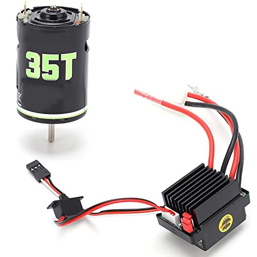 Jarren Duran RC 540 Brushed Motor 320A ESC Combo Set for SCX10 D90 GEN8 RC Crawler 35T