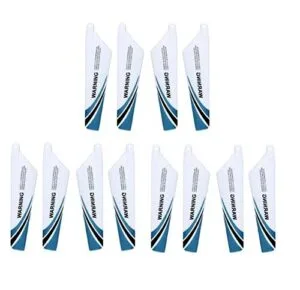 S107 S107G RC Helicopter Replacement Main Blades 3 Sets Blue Composite Material Spare Parts Perfect for RC Plane Dimension Calculator Enthusiasts