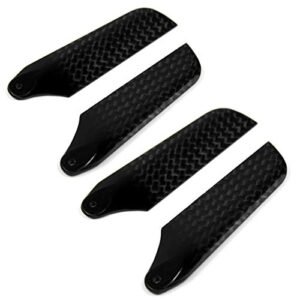 Build Your Own Helicopter Kit RC with Tarot 450 Carbon Fiber Tail Rotor Blades 62mm for Trex 450